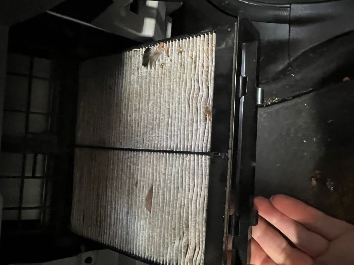 Comparing front and rear brake wear patterns on a hybrid vehicle